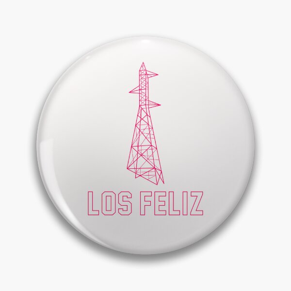 Item preview, Los Feliz Transmission Tower / Deep Pink / White Background designed and sold by PEK1787.