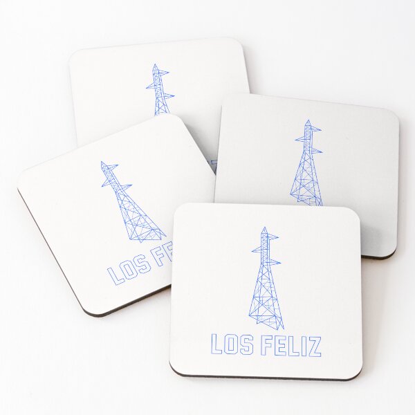 Item preview, Los Feliz Transmission Tower / Blue / White Background designed and sold by PEK1787.