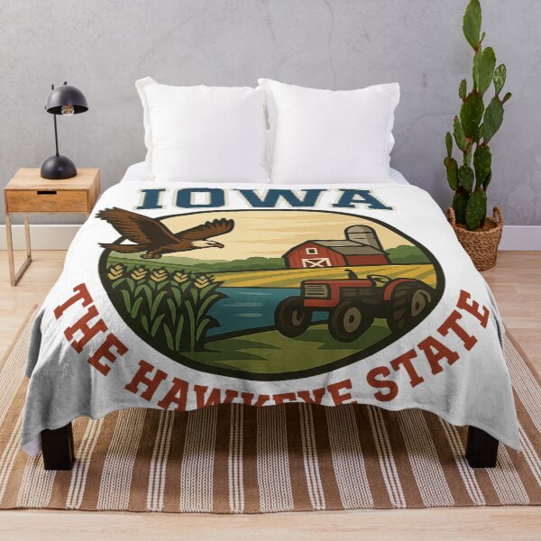 Item preview, Iowa - The Hawkeye State designed and sold by GnuArt.