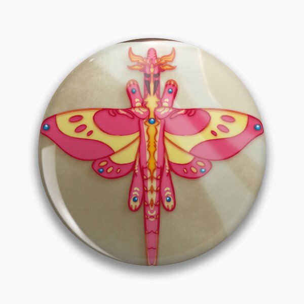 Item preview, Rosy Maple Moth - Silkwing Wings Of Fire taxidermy  designed and sold by The Treasury.