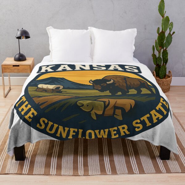 Item preview, Kansas- The Sunflower State designed and sold by GnuArt.