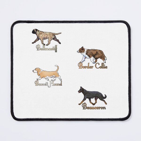 Item preview, B breeds: Beauceron, Bullmastiff, Basset Hound, Border Collie designed and sold by Rhia4rt.