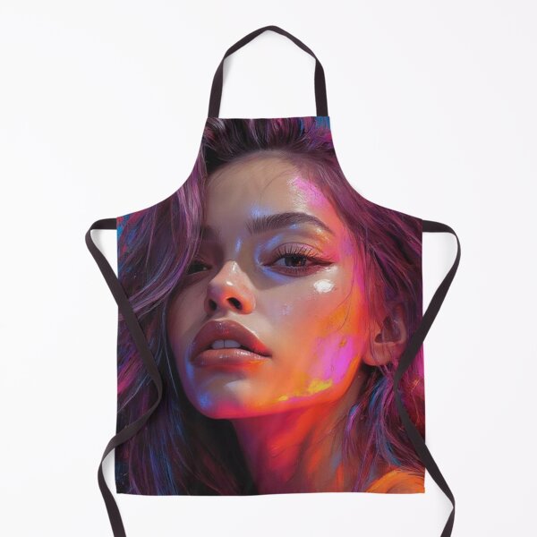 Item preview, Vibrant Abstract Neon Portrait designed and sold by JonelleTshirts.