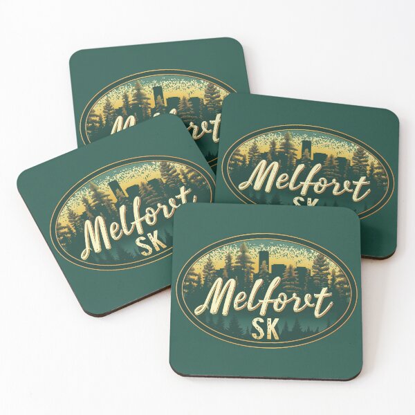 Item preview, Melfort SK Prairie Forest Skyline, Saskatchewan City Nature designed and sold by meganohm.
