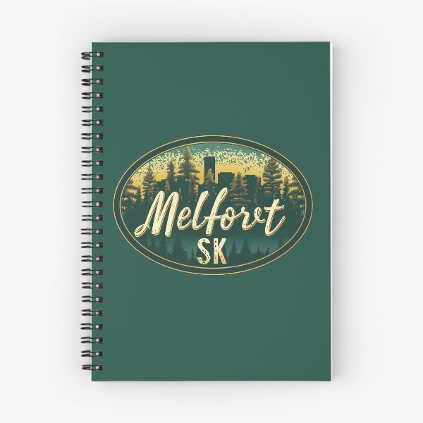 Item preview, Melfort SK Prairie Forest Skyline, Saskatchewan City Nature designed and sold by meganohm.