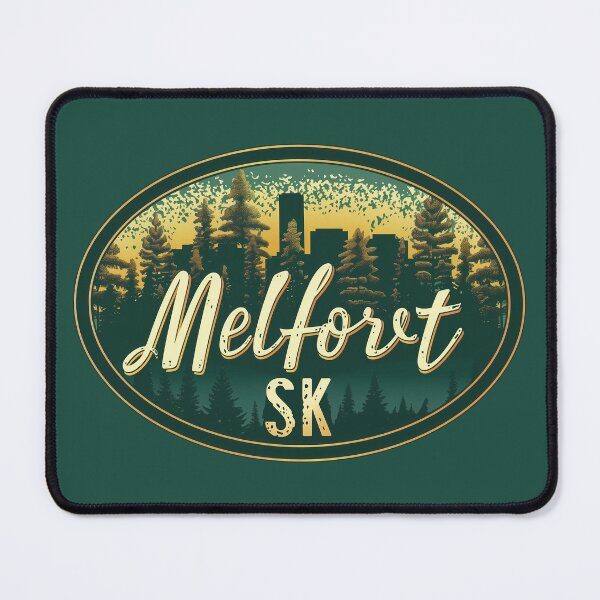 Item preview, Melfort SK Prairie Forest Skyline, Saskatchewan City Nature designed and sold by meganohm.