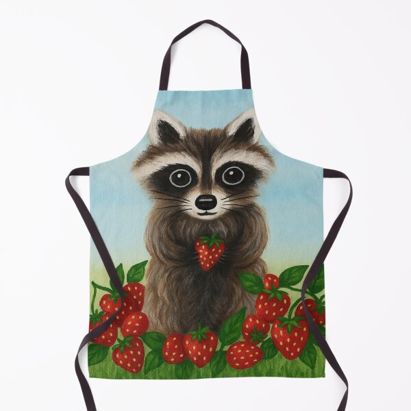 Item preview, Summer Raccoon "Bandit" - Seasonal Woodland Animals  designed and sold by WhimsicalInkWA.