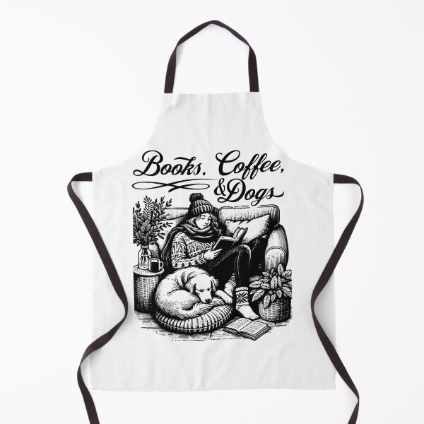 Item preview, Books, Coffee, & Dogs designed and sold by RainyReads.