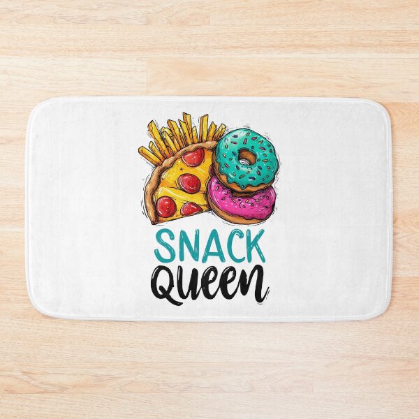 Item preview, Snack Queen Food Art – Donuts, Pizza & Fries Funny Poster designed and sold by VisionaryVeils.