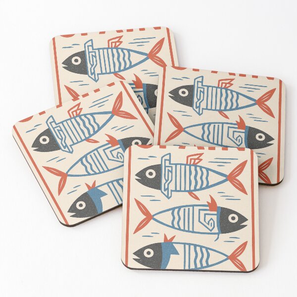 Item preview, Spanish sardines poster | Spain Espana travel art designed and sold by Spanish Castles.