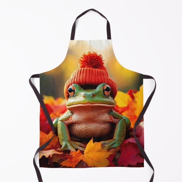 Item preview, The Potion-Master's Apprentice - Whimsical Autumn Frog designed and sold by Englandbear.