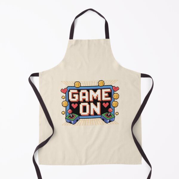 Item preview, Retro Pixel Art “GAME ON” – Arcade Joysticks, Coins, Hearts designed and sold by NewAspect.