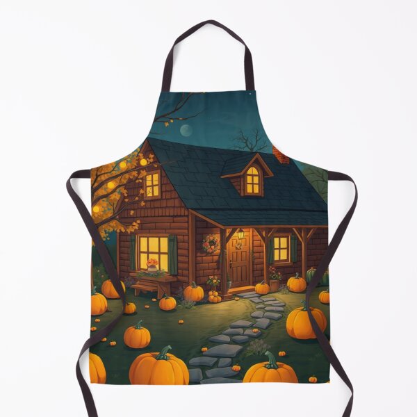 Item preview, Dimly Lit Farmhouse With Pumpkins In The Front Yard designed and sold by Soxybabe12.