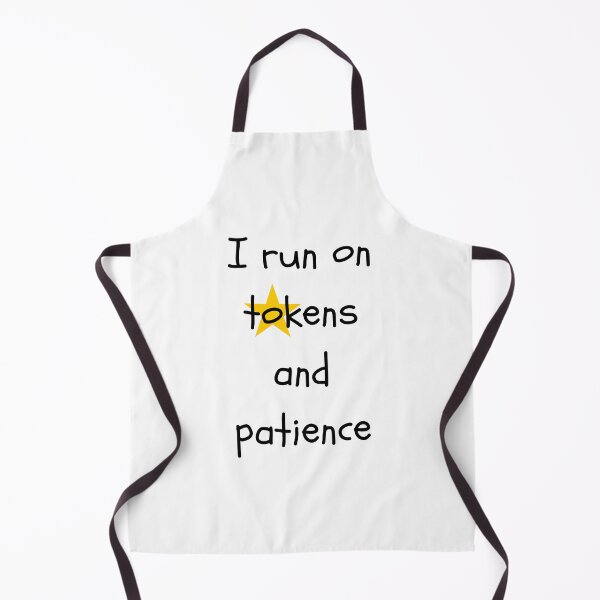 Item preview, I run on token and patience|ABA RBT Therapist Shirt designed and sold by TheABAclub.