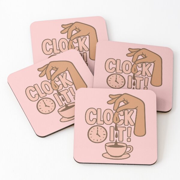 Item preview, Clock It Tea Slang Quote designed and sold by CortsideGoods.