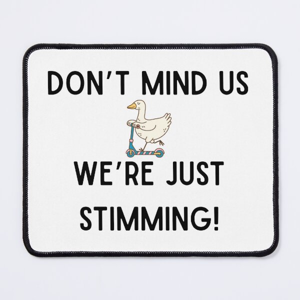 Item preview, Don’t Mind Us We’re Just Stimming | Autism Neurodiversity Shirt Sticker Mug designed and sold by TheABAclub.