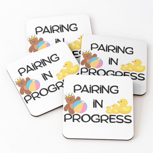 Item preview, Pairing in Progress | Cute ABA Therapy RBT Sticker Shirt Mug designed and sold by TheABAclub.