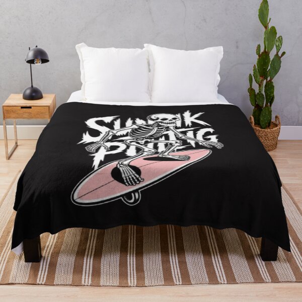 Item preview, Skull Surfer – Skeleton Riding the Waves designed and sold by dortmond.