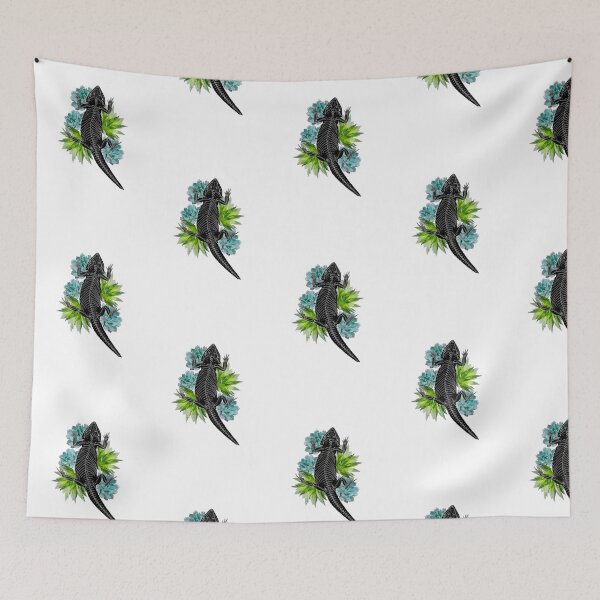 Item preview, Bearded Dragon Floral Anatomy designed and sold by Dr. Leigh Designs.