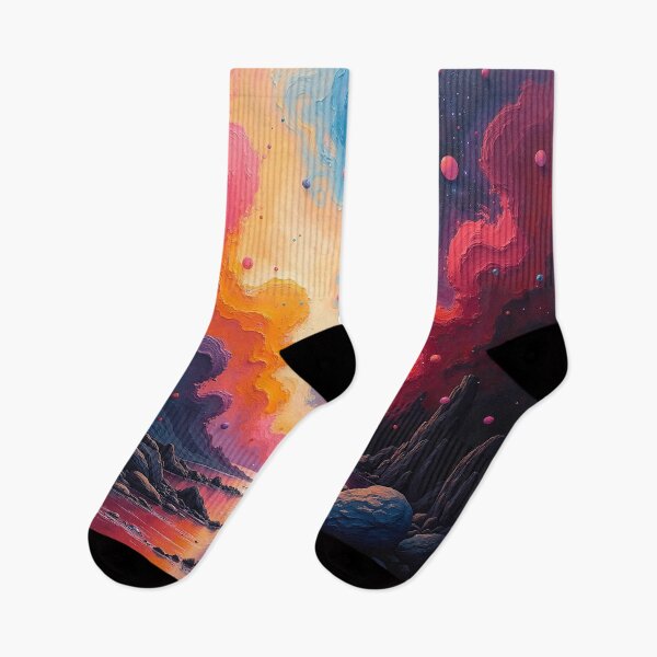 Item preview, Abstract Vibrant Cosmic Landscape designed and sold by JonelleTshirts.