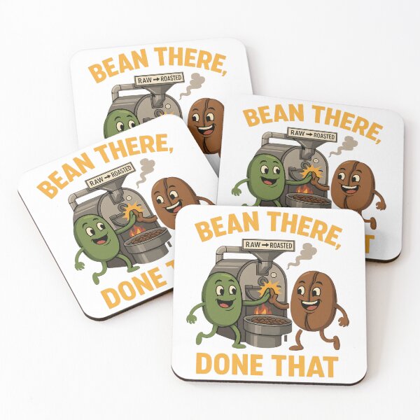 Item preview, Cute Coffee - Bean There Done That - Coffee Theme - Funny Coffee designed and sold by WearCool-Shirts.