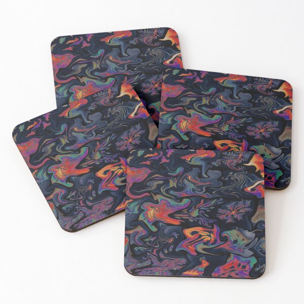 Item preview, Firery Night of vivid color pattern designed and sold by ncNatureVisions.