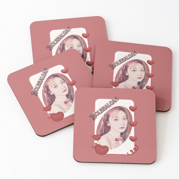 Item preview, BOL4 Kpop Solo Artist Card Red Aesthetic Collage Design designed and sold by AJUNICE STUDIO.