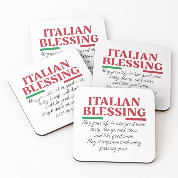 Item preview, Italian Blessing Poem designed and sold by Freshinkshop.