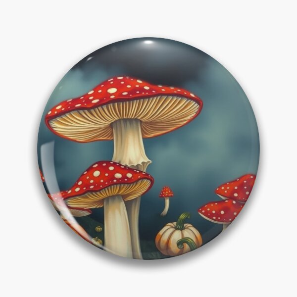 Item preview, Pumpkins And Mushrooms At Nightfall designed and sold by Soxybabe12.