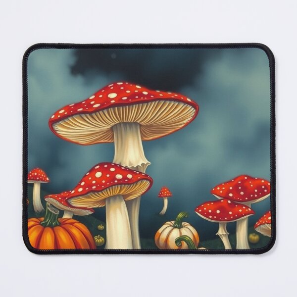Item preview, Pumpkins And Mushrooms At Nightfall designed and sold by Soxybabe12.