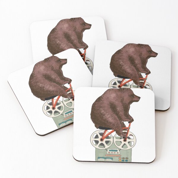 Item preview, Vintage Circus: Bear Beats – Retro Music on Wheels designed and sold by b-colorido.