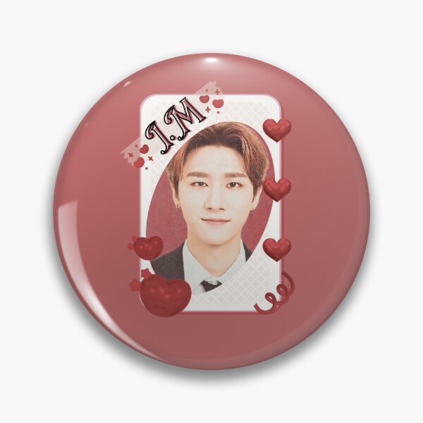 Item preview, I.M (Im Changkyun) Monsta X Kpop Solo Artist Card Red Aesthetic Collage Design designed and sold by AJUNICE STUDIO.
