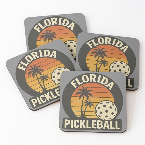 Item preview, Florida Pickleball Vintage Sunset Design designed and sold by Graphics4X.