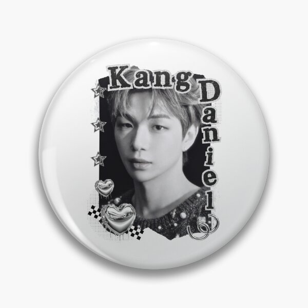 Item preview, Kang Daniel Kpop Solo Artist Black and White Collage Digital Art Portrait designed and sold by AJUNICE STUDIO.