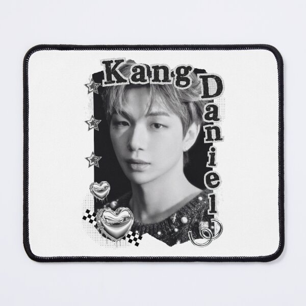 Item preview, Kang Daniel Kpop Solo Artist Black and White Collage Digital Art Portrait designed and sold by AJUNICE STUDIO.