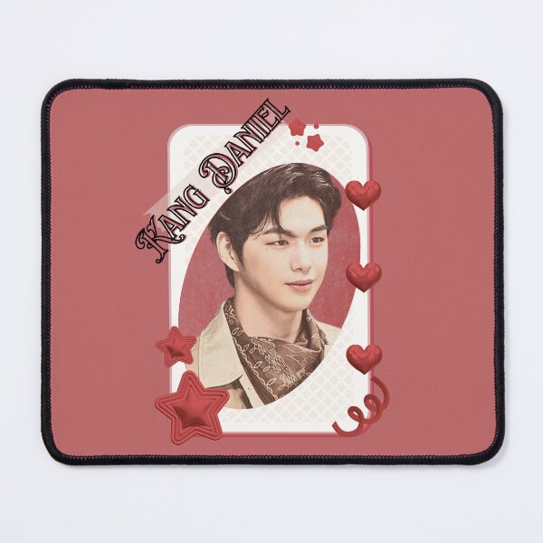 Item preview, Kang Daniel Kpop Solo Artist Card Red Aesthetic Collage Design designed and sold by AJUNICE STUDIO.