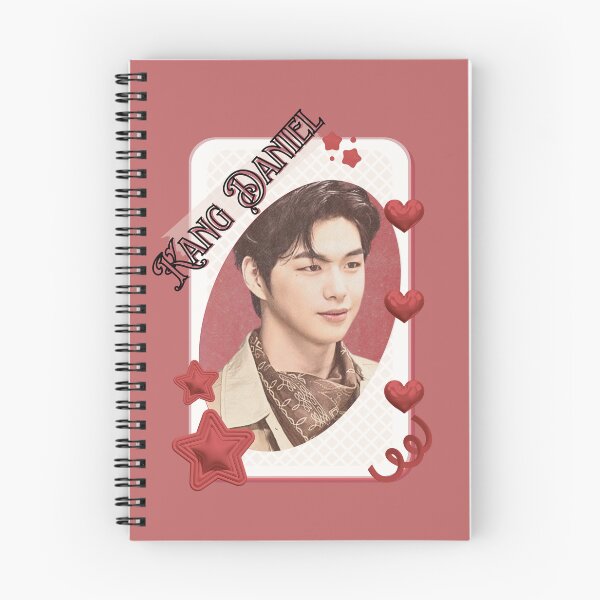 Item preview, Kang Daniel Kpop Solo Artist Card Red Aesthetic Collage Design designed and sold by AJUNICE STUDIO.
