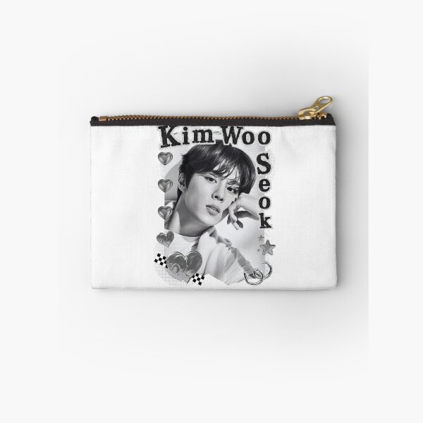 Item preview, Kim Woo-seok Monsta X Kpop Solo Artist Black and White Collage Digital Art Portrait designed and sold by AJUNICE STUDIO.