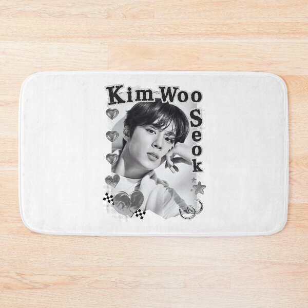 Item preview, Kim Woo-seok Monsta X Kpop Solo Artist Black and White Collage Digital Art Portrait designed and sold by AJUNICE STUDIO.
