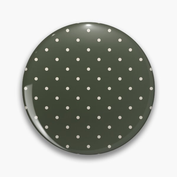 Item preview, Classic Dark Green & Cream Polka Dot Pattern Retro Minimalist Style Vintage Simple Dots designed and sold by DaisyHouse.
