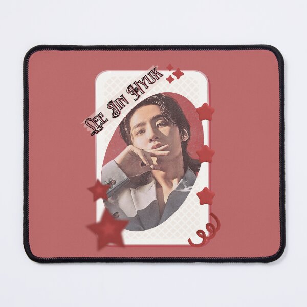 Item preview, Lee Jin-hyuk Kpop Solo Artist Card Red Aesthetic Collage Design designed and sold by AJUNICE STUDIO.
