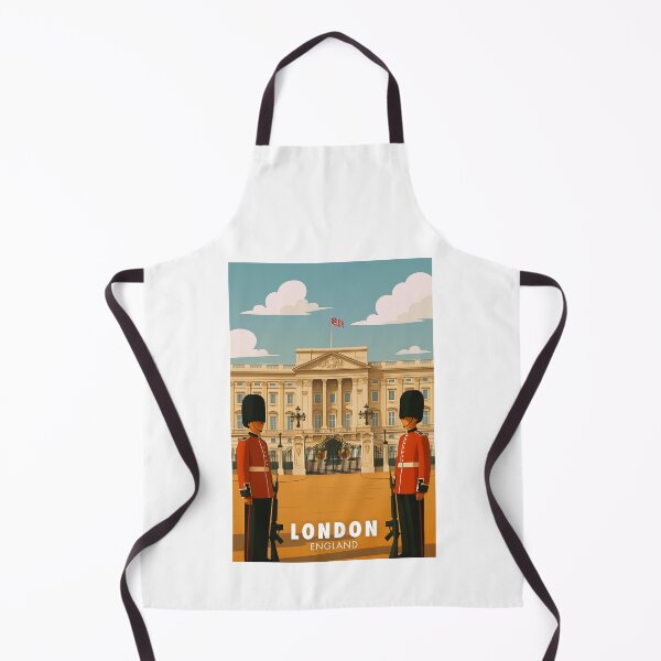 Item preview, London England Vintage Travel Poster Minimal Retro Art Poster Buckingham Palace designed and sold by artra-shop.