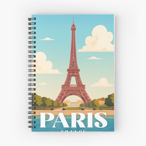 Item preview, Paris France Vintage Travel Poster Minimal Retro Art Poster Eiffel Tower 2 designed and sold by artra-shop.