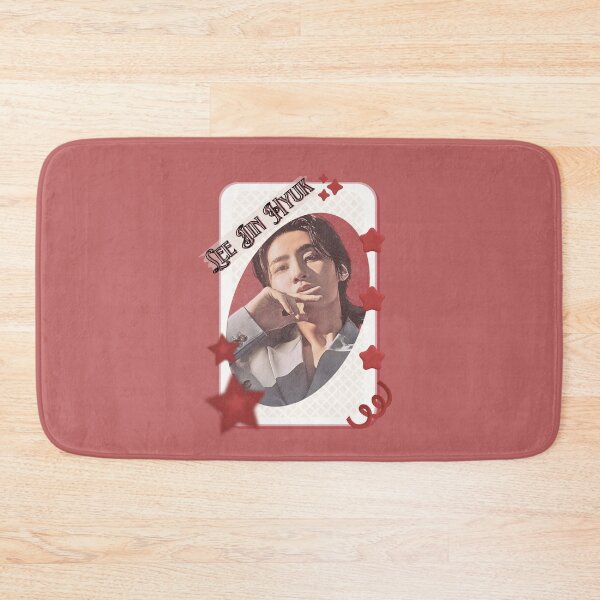Item preview, Lee Mu-jin Kpop Solo Artist Card Red Aesthetic Collage Design designed and sold by AJUNICE STUDIO.