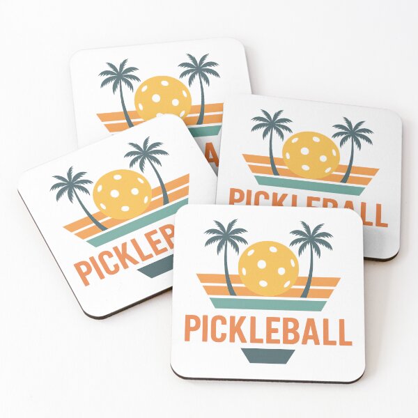 Item preview, Pickleball Palm Trees Retro Design designed and sold by Graphics4X.