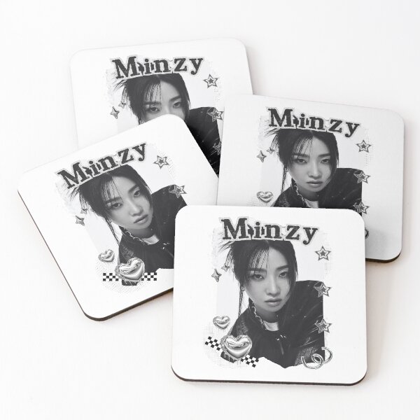 Item preview, Minzy Kpop Solo Artist Black and White Collage Digital Art Portrait designed and sold by AJUNICE STUDIO.