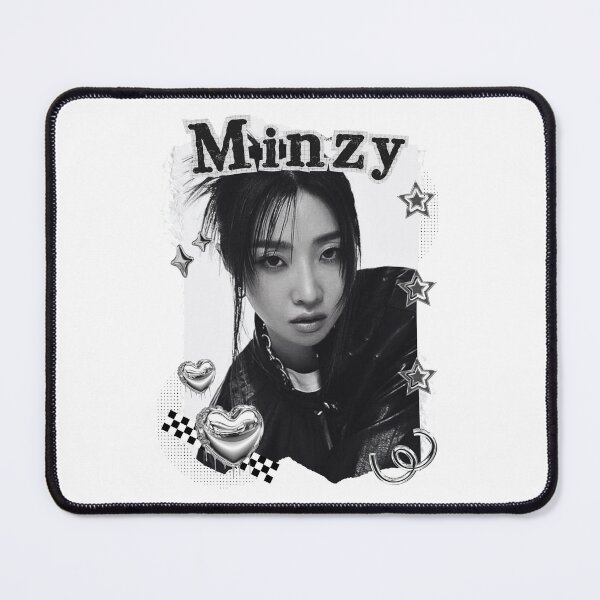 Item preview, Minzy Kpop Solo Artist Black and White Collage Digital Art Portrait designed and sold by AJUNICE STUDIO.