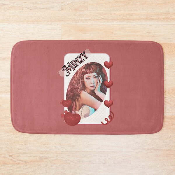 Item preview, Minzy Kpop Solo Artist Card Red Aesthetic Collage Design designed and sold by AJUNICE STUDIO.