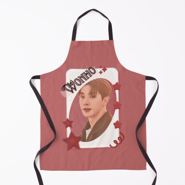 Item preview, Wonho Kpop Solo Artist Card Red Aesthetic Collage Design designed and sold by AJUNICE STUDIO.