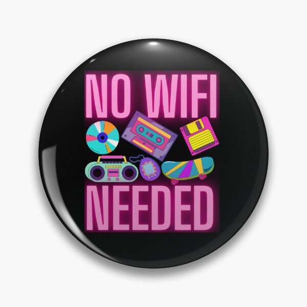 Item preview, No WiFi Needed Gifts For Retro Fans designed and sold by EggertoneArt.